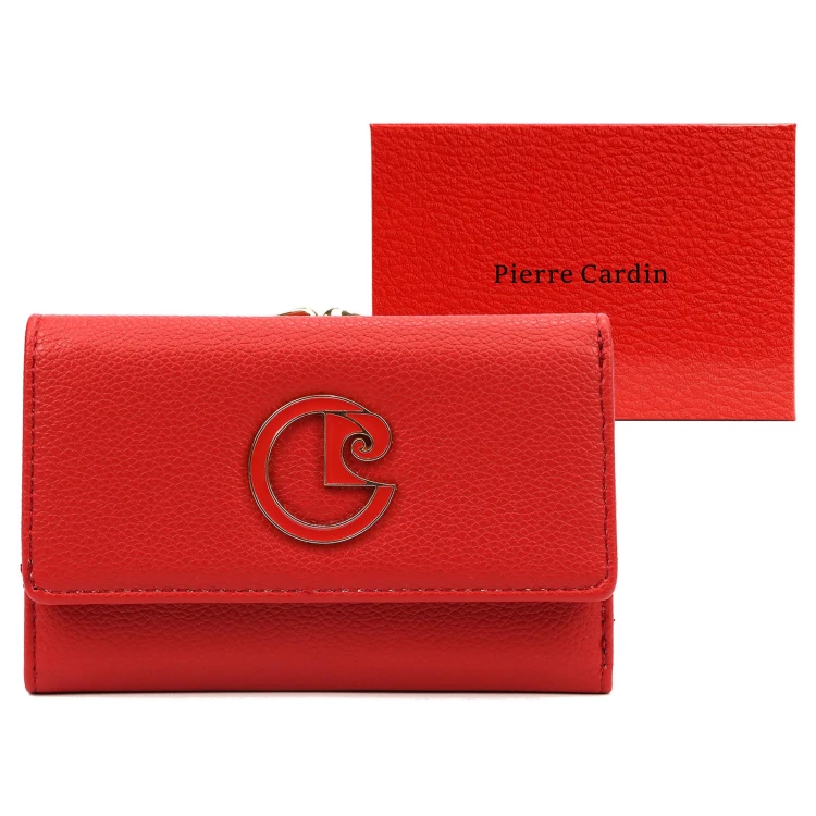 Pierre Cardin Portfel Damski Klasyczny Skóra Eko Duży Podłużna Portmonetka