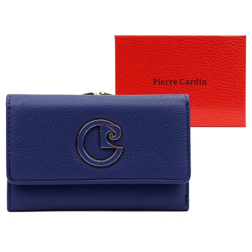 Pierre Cardin Portfel Damski Klasyczny Skóra Eko Duży Podłużna Portmonetka