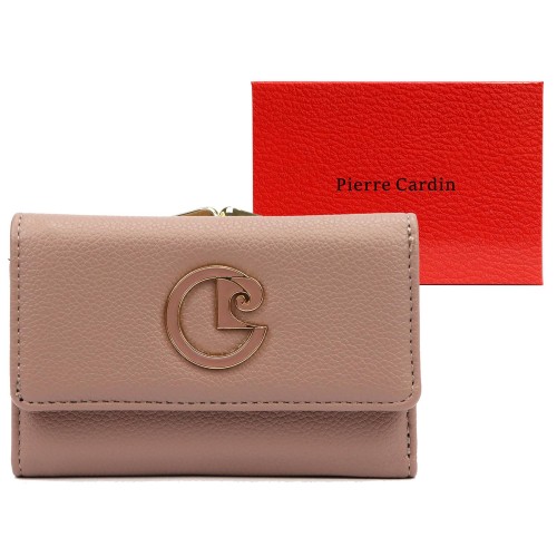 Pierre Cardin Portfel Damski Klasyczny Skóra Eko Duży Podłużna Portmonetka