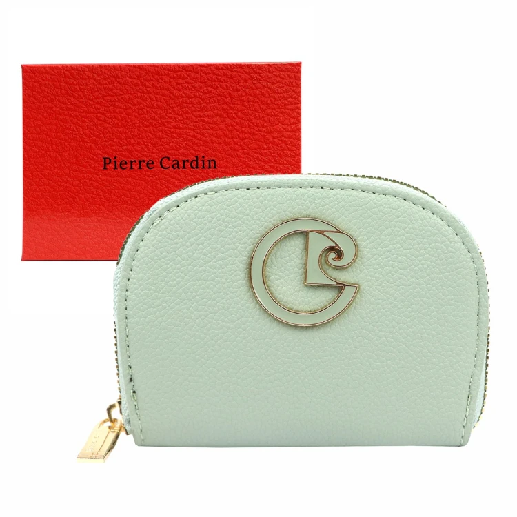 PIERRE CARDIN Portfel Damski Średni RFID na Zamek Pudełko Eco Skóra