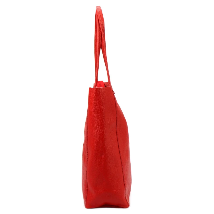 Duża skórzana torebka shopper Luka 26-084 Dollaro mieszcząca A4