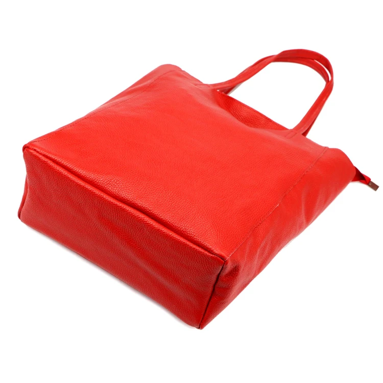 Duża skórzana torebka shopper Luka 26-084 Dollaro mieszcząca A4
