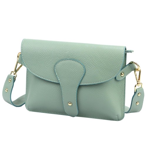 Vera Pelle damska listonoszka skóra naturalna crossbody torebka na ramię