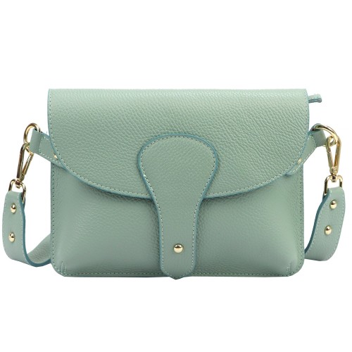 Vera Pelle damska listonoszka skóra naturalna crossbody torebka na ramię