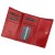 Lakierowany portfel damski Gregorio FRL-108 w kwiaty z biglem
