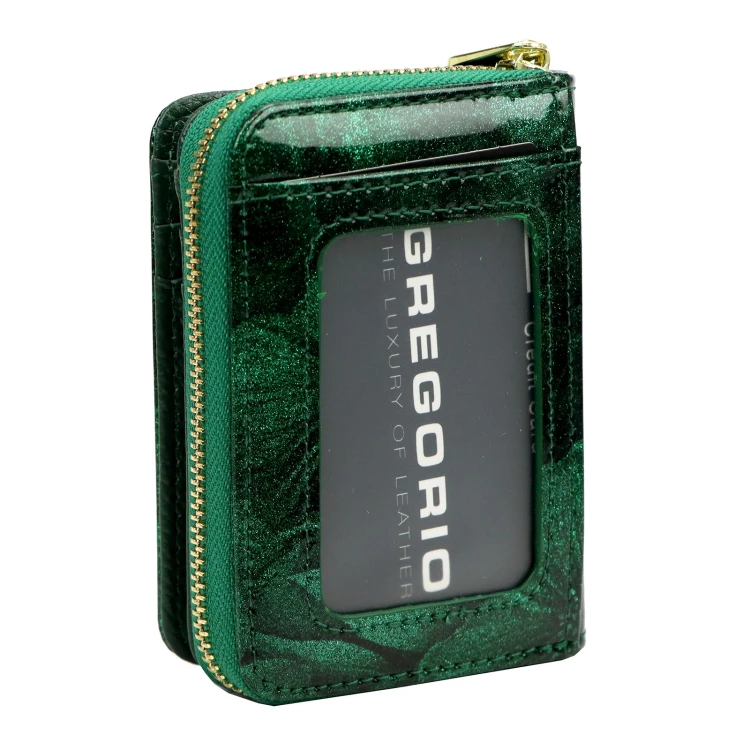 Mały pionowy portfel damski na suwak Gregorio FRL-125