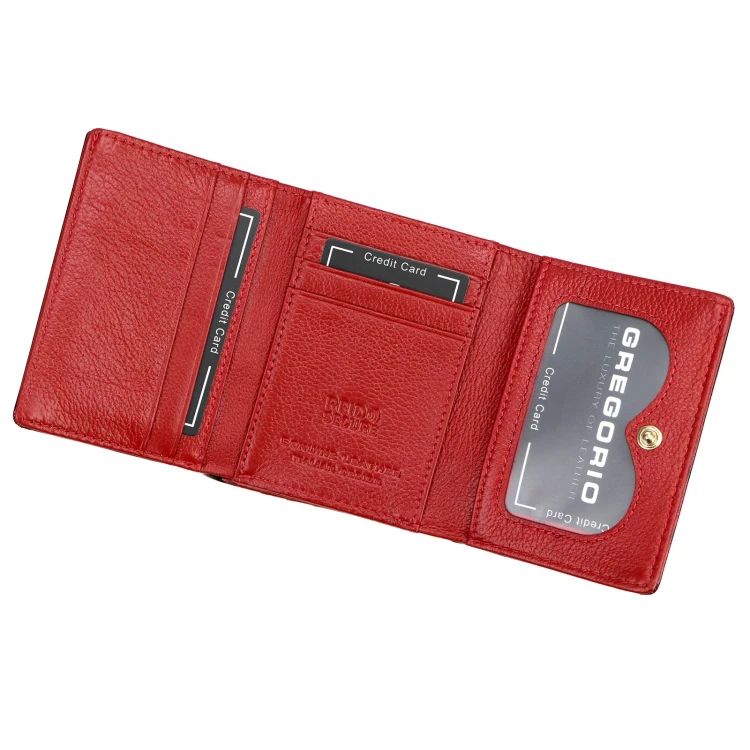 Portfel damski Gregorio FRL-132 w kwiaty z biglem