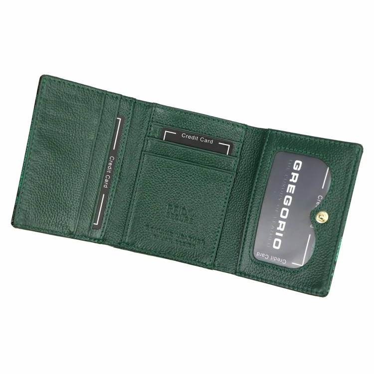 Portfel damski Gregorio FRL-132 w kwiaty z biglem