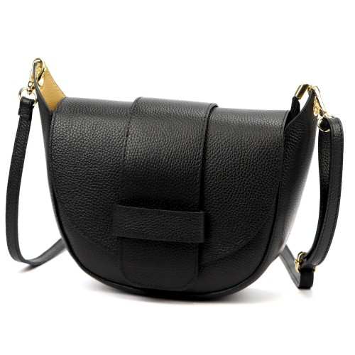 Vera Pelle Torebka Damska Listonoszka Skóra Naturalna Mała Crossbody