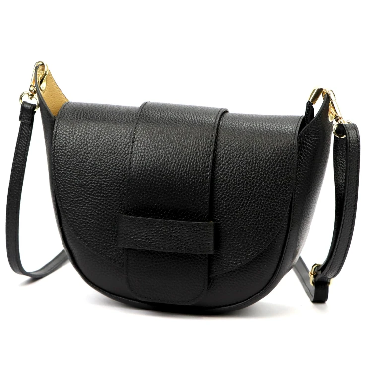 Vera Pelle Torebka Damska Listonoszka Skóra Naturalna Mała Crossbody