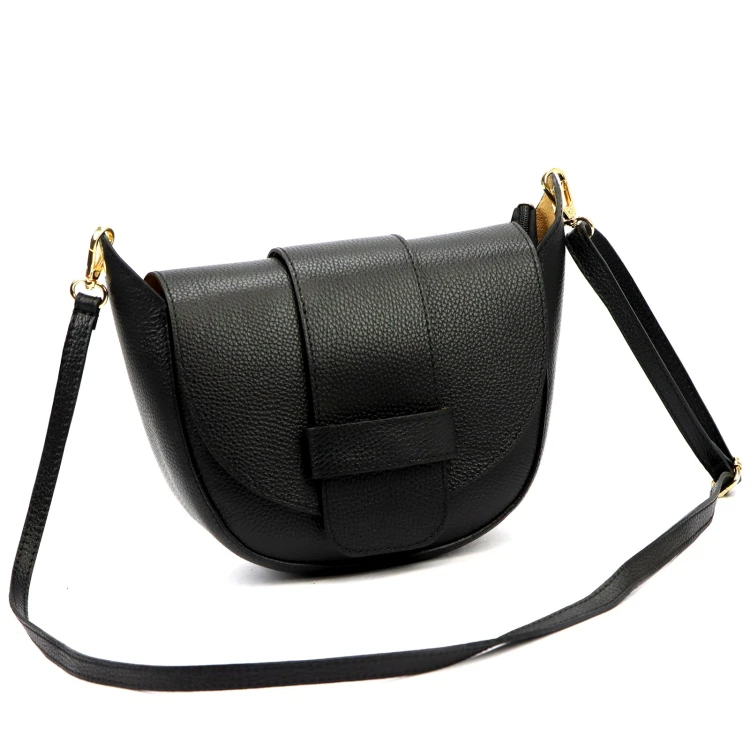 Vera Pelle Torebka Damska Listonoszka Skóra Naturalna Mała Crossbody