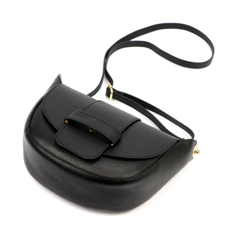 Vera Pelle Torebka Damska Listonoszka Skóra Naturalna Mała Crossbody