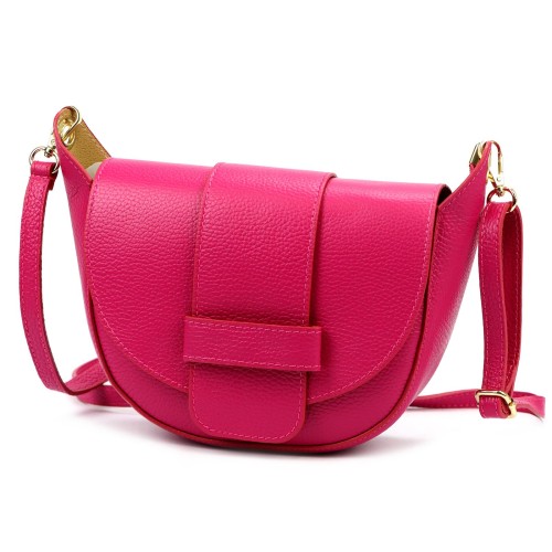 Vera Pelle Torebka Damska Listonoszka Skóra Naturalna Mała Crossbody