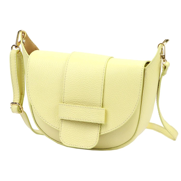 Vera Pelle Torebka Damska Listonoszka Skóra Naturalna Mała Crossbody