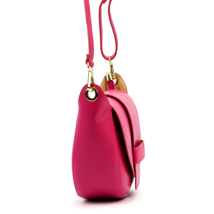 Vera Pelle Torebka Damska Listonoszka Skóra Naturalna Mała Crossbody