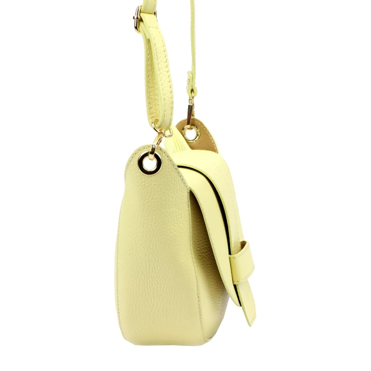 Vera Pelle Torebka Damska Listonoszka Skóra Naturalna Mała Crossbody