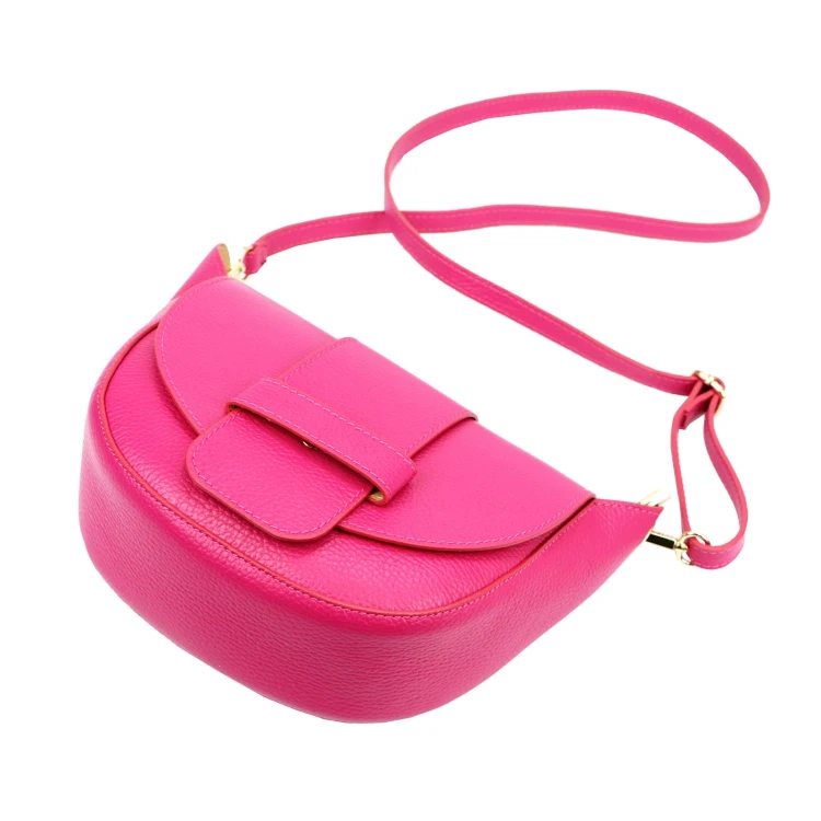Vera Pelle Torebka Damska Listonoszka Skóra Naturalna Mała Crossbody