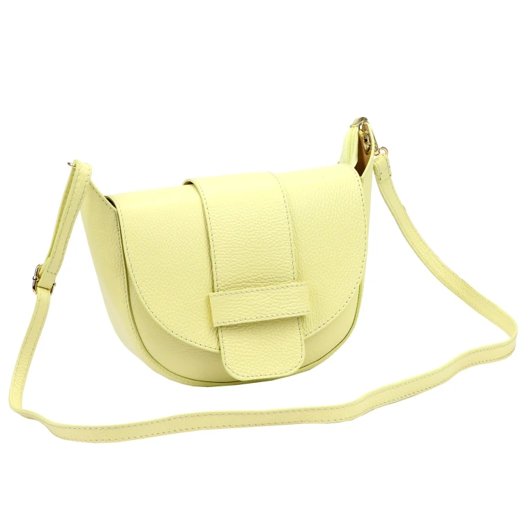 Vera Pelle Torebka Damska Listonoszka Skóra Naturalna Mała Crossbody