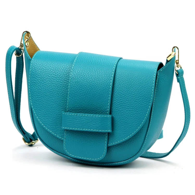 Vera Pelle Torebka Damska Listonoszka Skóra Naturalna Mała Crossbody