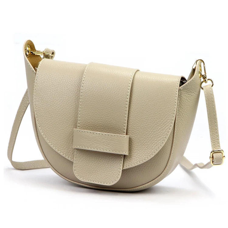 Vera Pelle Torebka Damska Listonoszka Skóra Naturalna Mała Crossbody
