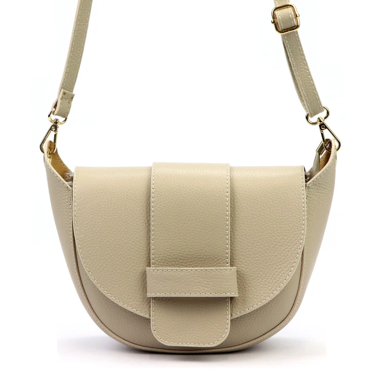 Vera Pelle Torebka Damska Listonoszka Skóra Naturalna Mała Crossbody