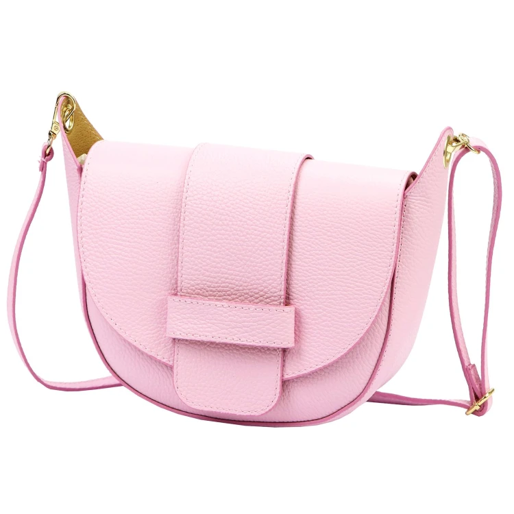 Vera Pelle Torebka Damska Listonoszka Skóra Naturalna Mała Crossbody