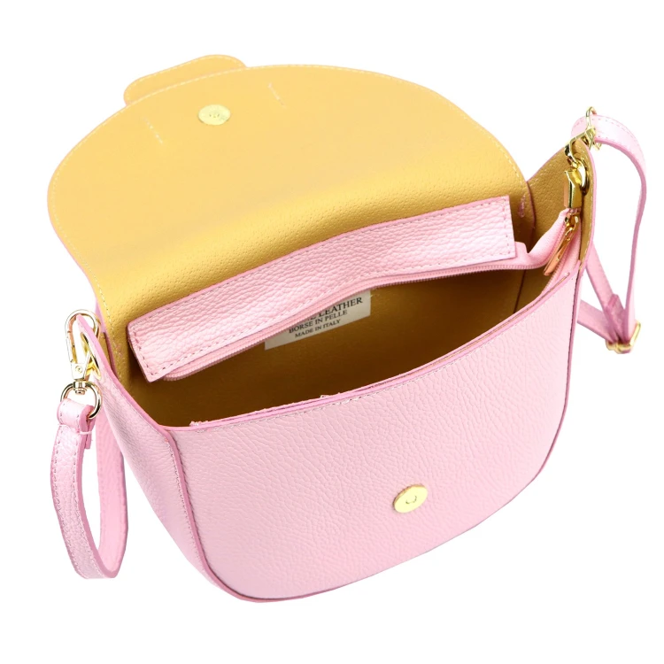 Vera Pelle Torebka Damska Listonoszka Skóra Naturalna Mała Crossbody