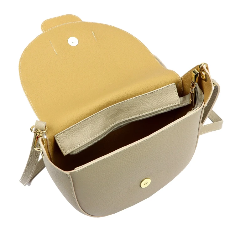 Vera Pelle Torebka Damska Listonoszka Skóra Naturalna Mała Crossbody