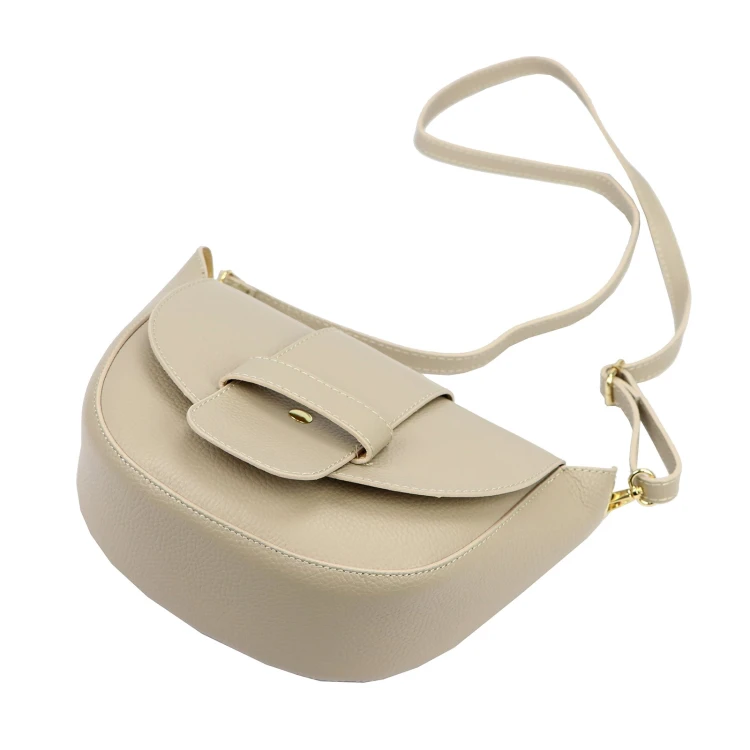 Vera Pelle Torebka Damska Listonoszka Skóra Naturalna Mała Crossbody