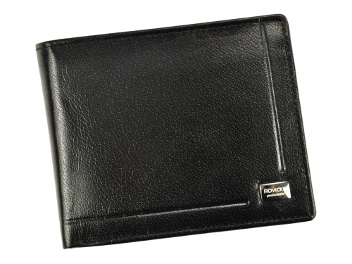 Skórzany męski portfel Rovicky PC-103-BAR RFID