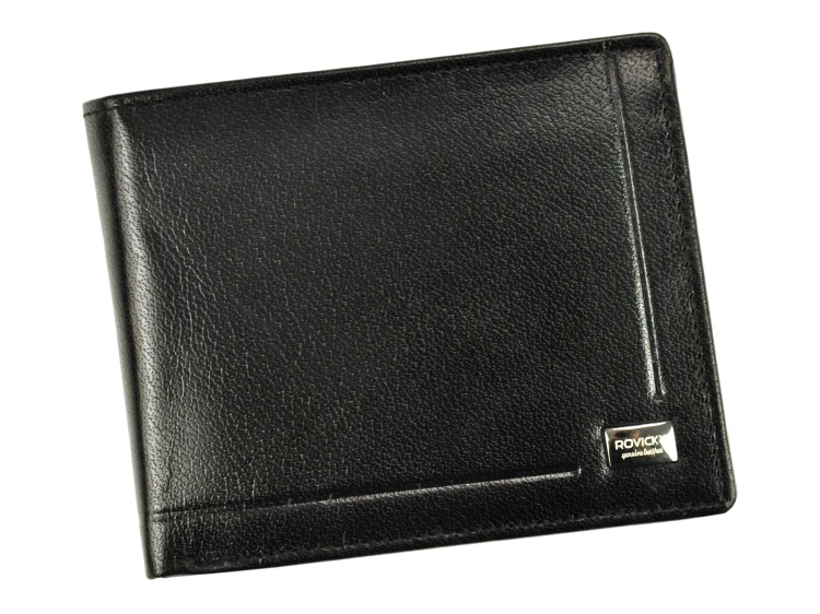 Skórzany męski portfel Rovicky PC-103-BAR RFID
