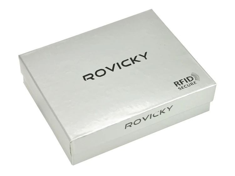 Skórzany męski portfel Rovicky PC-103-BAR RFID