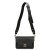 EGO Torebka Damska LISTONOSZKA Skórzana Mała z Klapą 2 Paski Logo