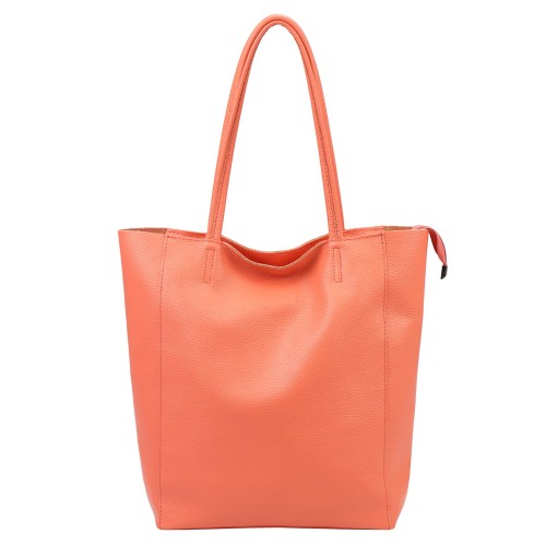 Duża skórzana torebka shopper Luka 26-084 Dollaro mieszcząca A4