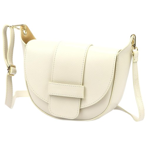 Vera Pelle Torebka Damska Listonoszka Skóra Naturalna Mała Crossbody
