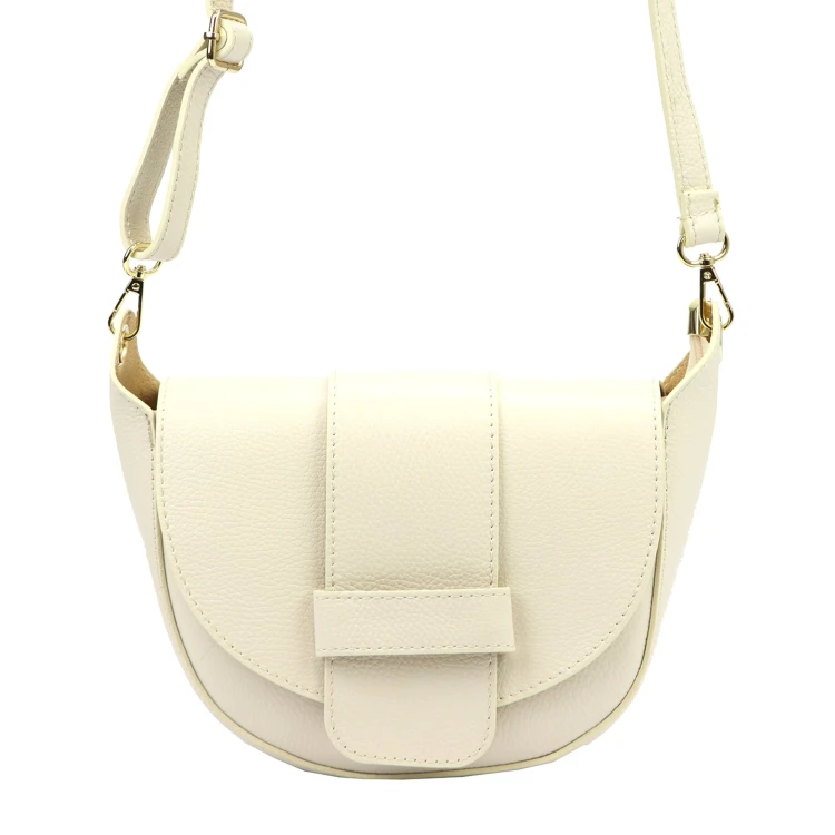 Vera Pelle Torebka Damska Listonoszka Skóra Naturalna Mała Crossbody