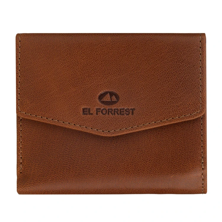 El Forrest damska portmonetka skóra naturalna mały portfel RFID