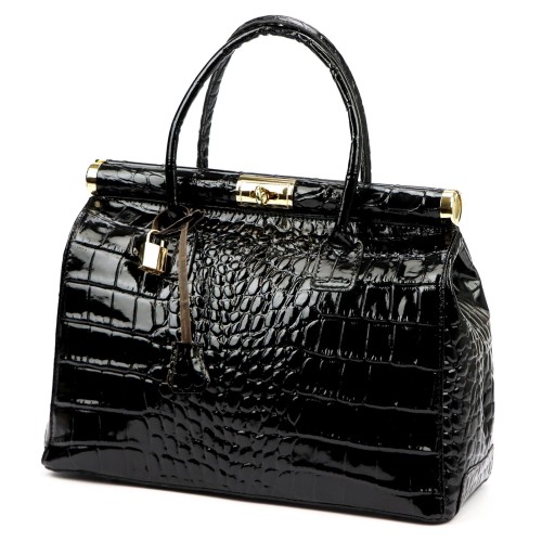 Luka 26-002 CROCO — czarny