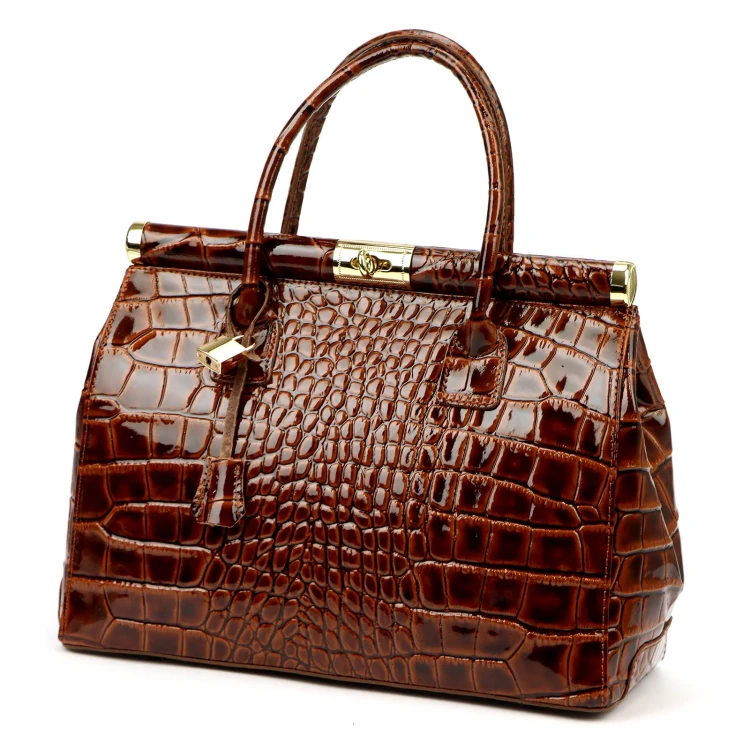 Luka 26-002 CROCO — brązowy
