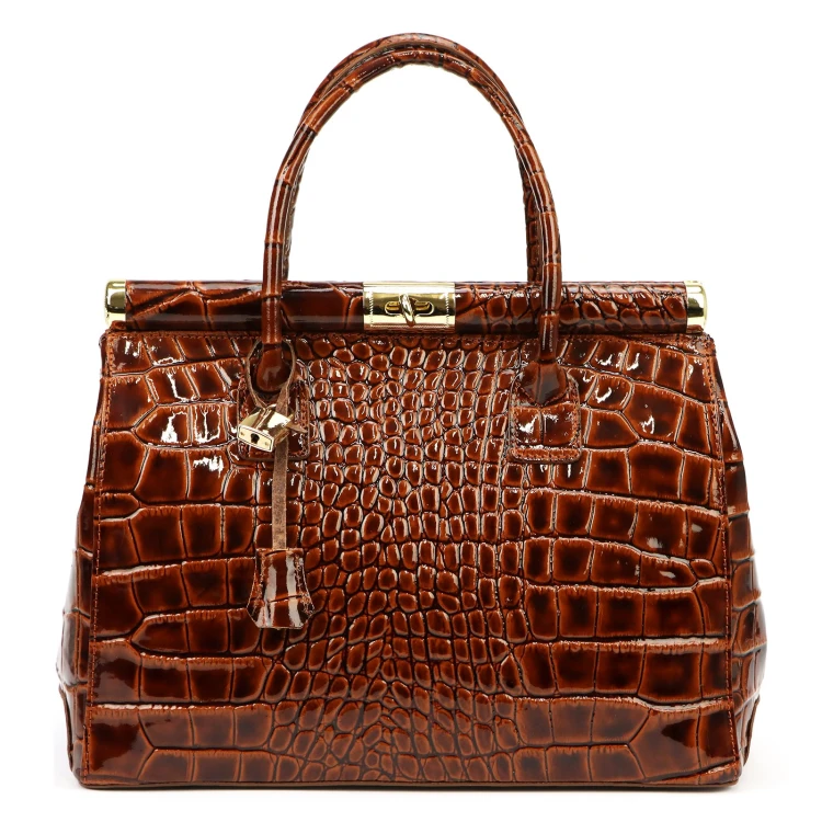 Luka 26-002 CROCO — brązowy