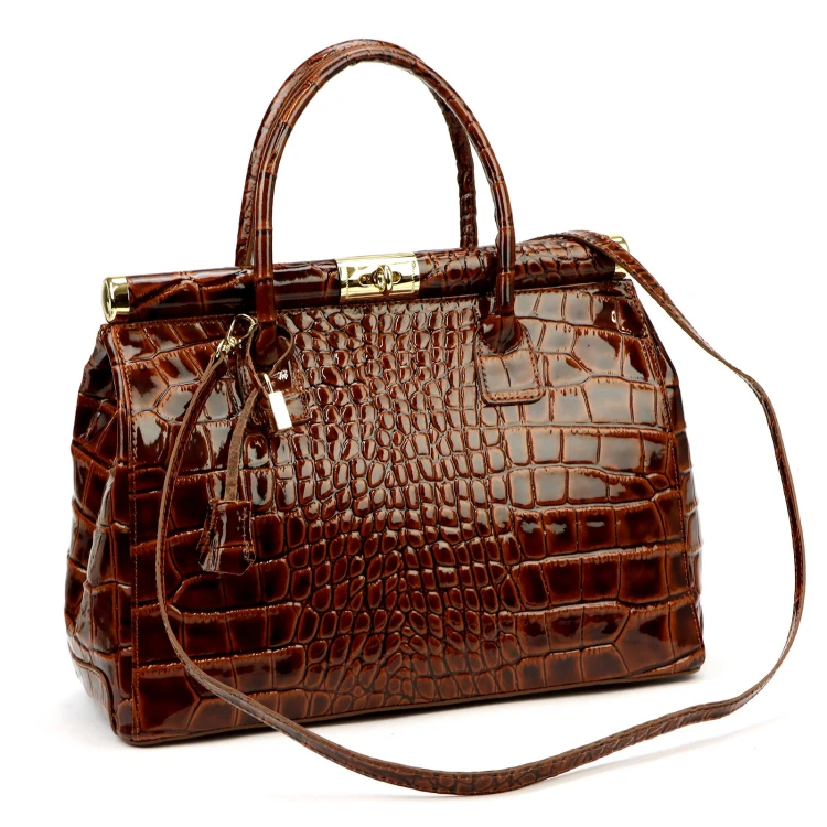 Luka 26-002 CROCO — brązowy