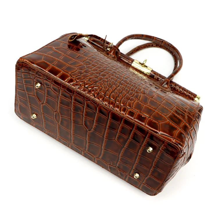 Luka 26-002 CROCO — brązowy