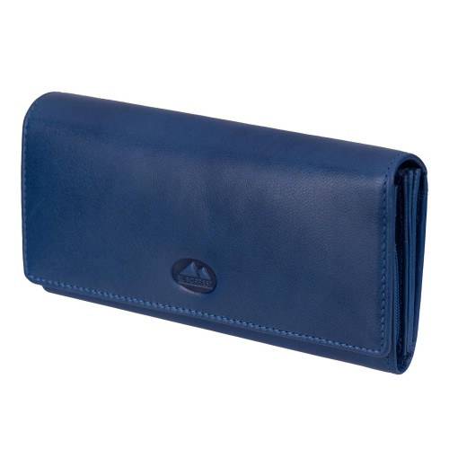 EL FORREST portfel duży skóra naturalna podłużny klasyczny zatrzask RFID