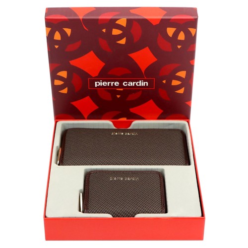 Damski zestaw prezentowy Pierre Cardin WX48 – dwa portfele