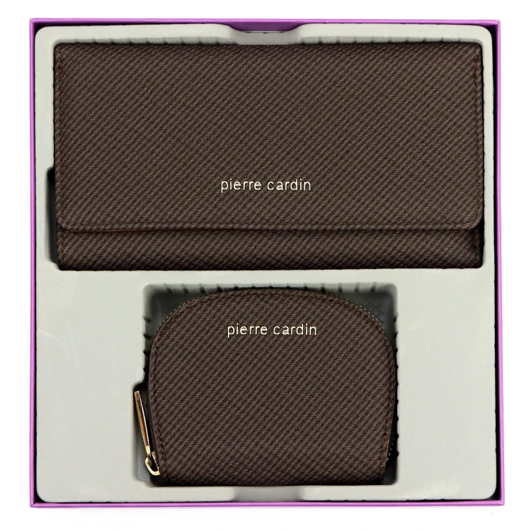 Damski zestaw Pierre Cardin WX50 – portfel i portmonetka