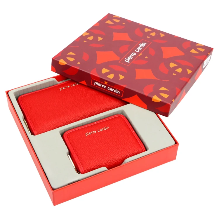 Damski zestaw prezentowy Pierre Cardin WX49 – dwa portfele