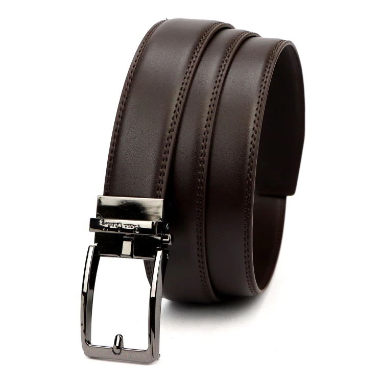 skóra ekologiczna Męski paski Pierre Cardin 3364 GG49 D.BROWN