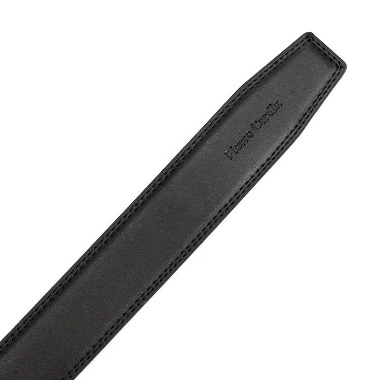 Czarny pasek męski Pierre Cardin 3361 GG46 130 cm