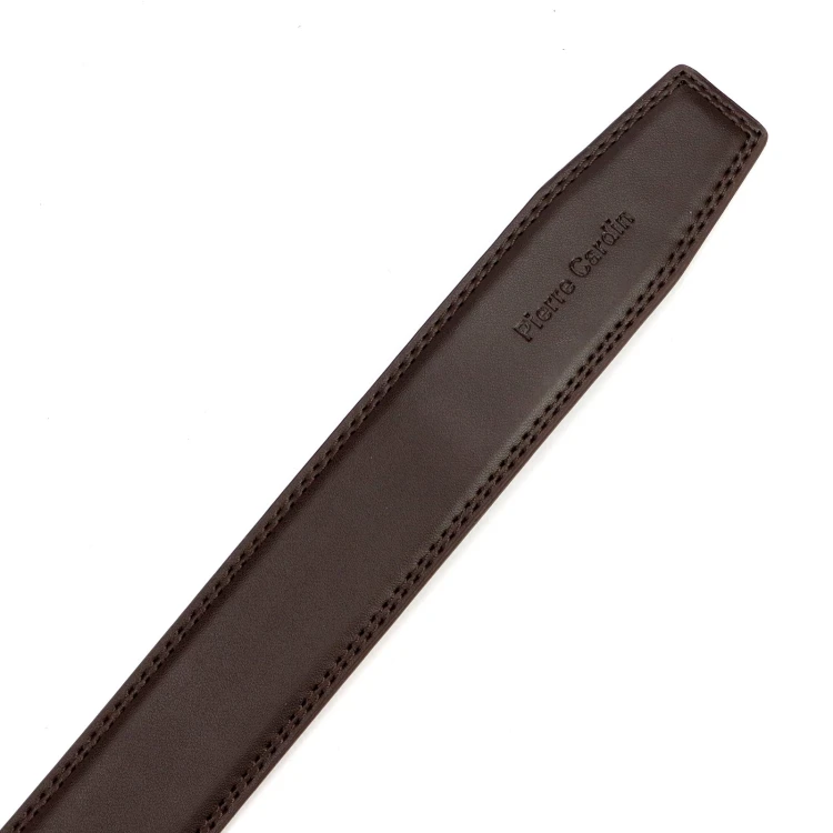 skóra ekologiczna Męski paski Pierre Cardin 3364 GG49 D.BROWN