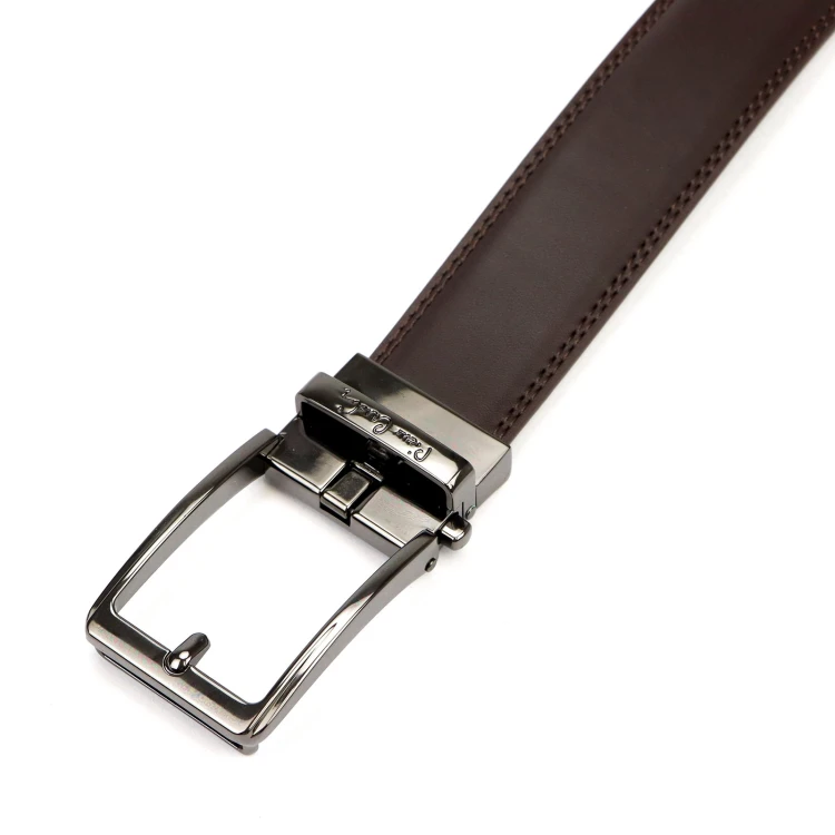 skóra ekologiczna Męski paski Pierre Cardin 3364 GG49 D.BROWN
